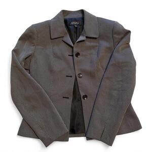 Grey and black kasper blazer